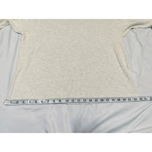 St. Johns Bay Woman's Cream long Sleeve Crew Neck Sweater - Picture 7 of 8